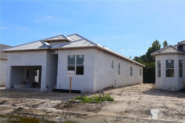 view of home's exterior