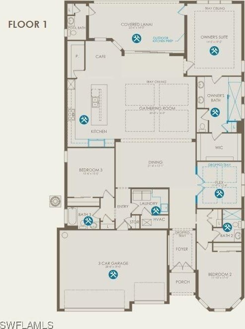 1845 Verada Ct, Naples, FL 34120 - plan