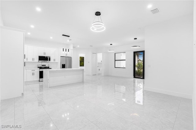 view of unfurnished living room