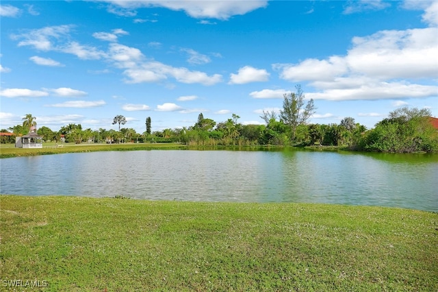 property view of water