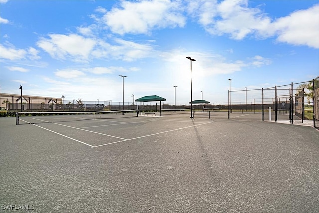 view of sport court