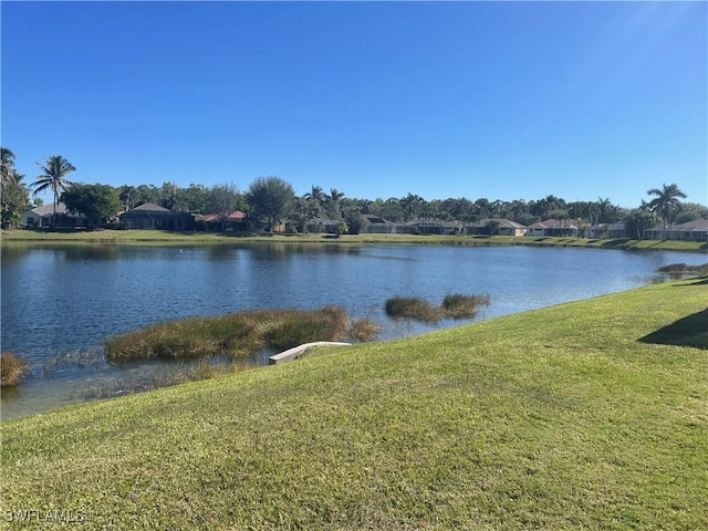 property view of water