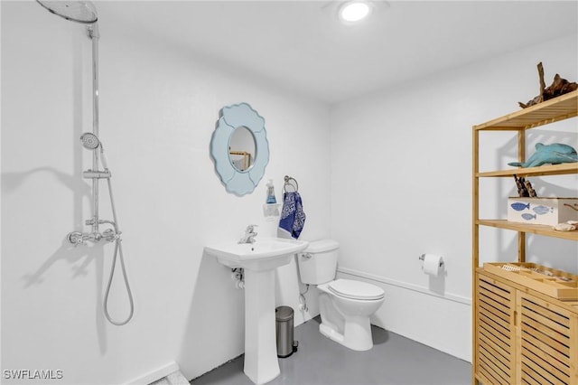 bathroom featuring toilet