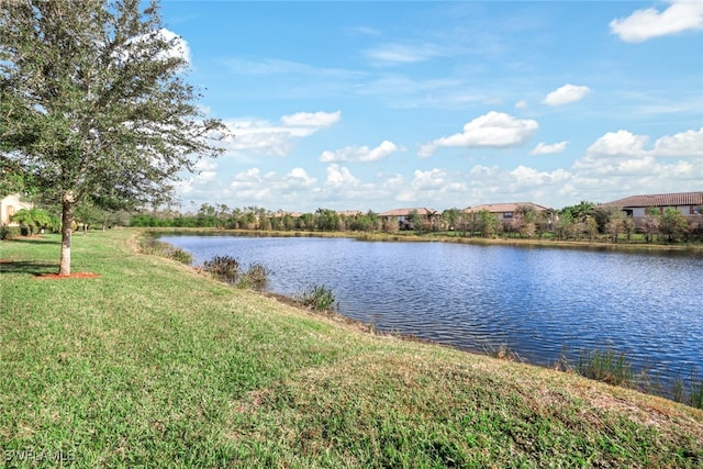 property view of water