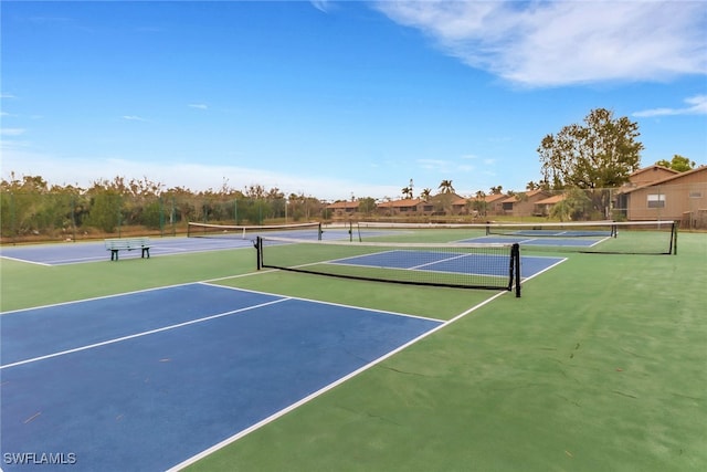 view of sport court featuring basketball court