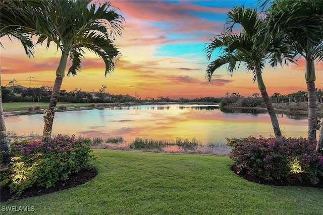 property view of water