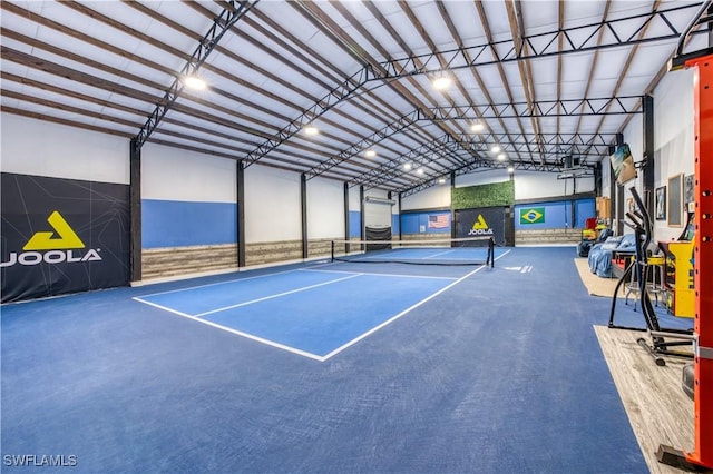 view of tennis court