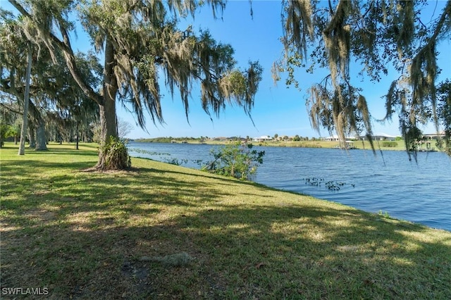 property view of water