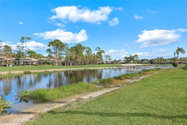 property view of water