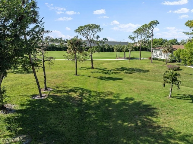 view of home's community featuring a yard