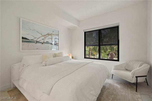 1125 Central Ave Unit 269, Naples, FL 34102 - bedroom with marble finish flooring