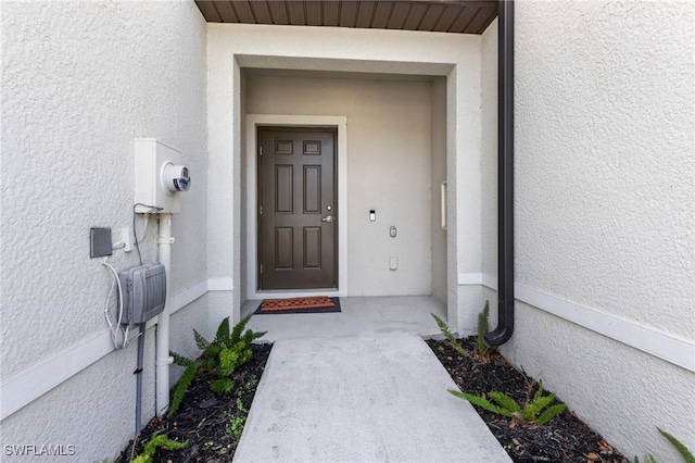 view of entrance to property