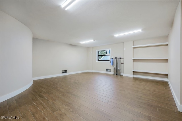 interior space featuring hardwood / wood-style flooring