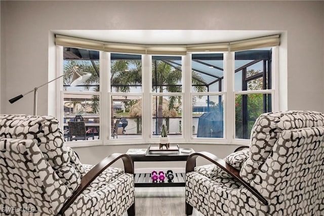 sunroom / solarium with plenty of natural light