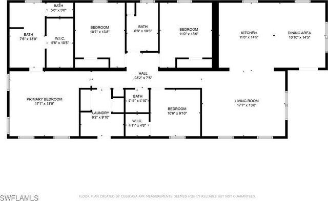 837 Da Vinci Ave S, Lehigh Acres, FL 33974 - view of layout