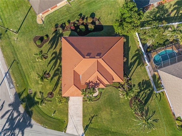 drone / aerial view