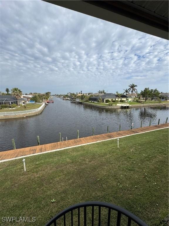 view of water feature