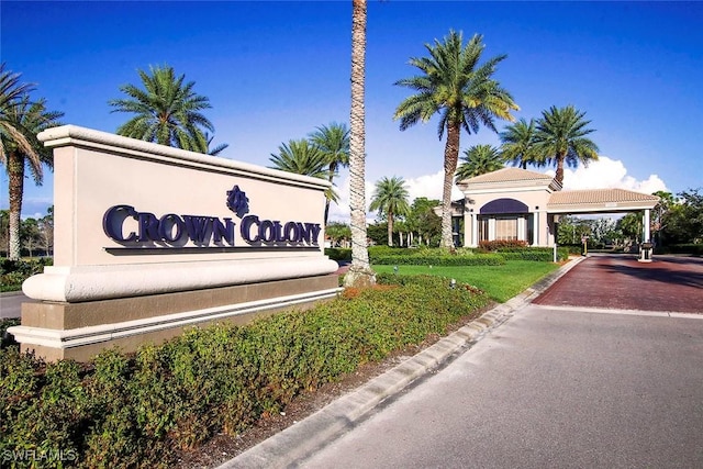 16590 Crownsbury Way Unit 102, Fort Myers, FL 33908 - view of community / neighborhood sign