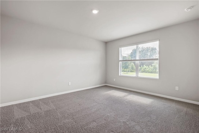 spare room with carpet flooring