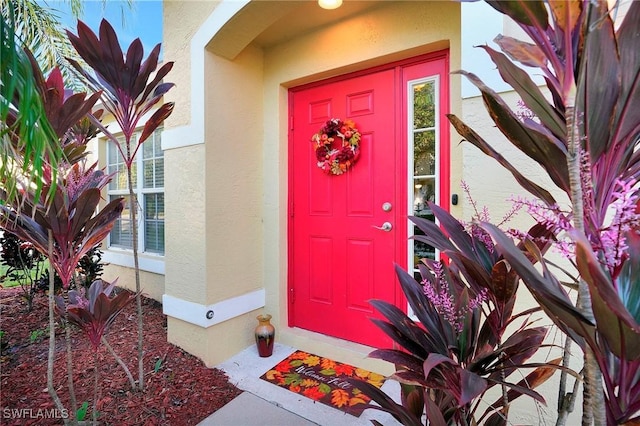 view of entrance to property