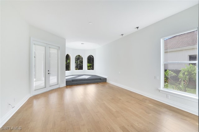 interior space featuring light hardwood / wood-style flooring