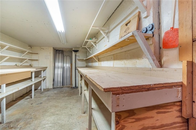 804 Bougainvillea Rd E, Lehigh Acres, FL 33936 - basement featuring a workshop area