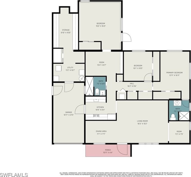 804 Bougainvillea Rd E, Lehigh Acres, FL 33936 - home floor plan