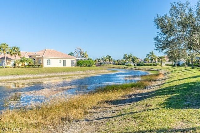 property view of water