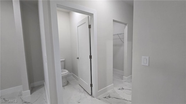 bathroom featuring toilet