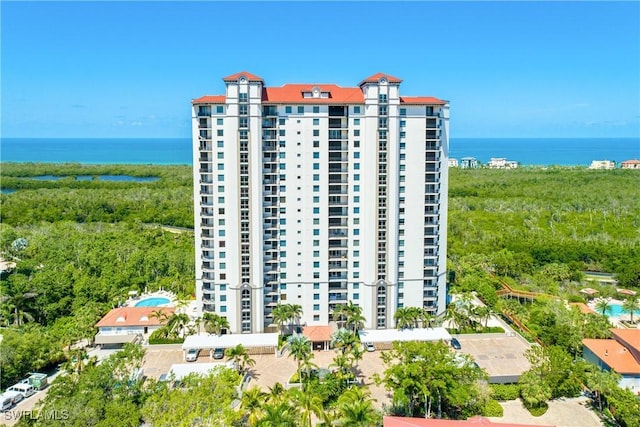 view of property featuring a water view