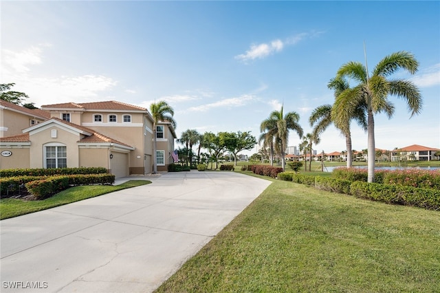 exterior space featuring a lawn