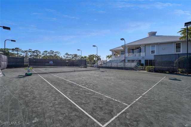 view of sport court