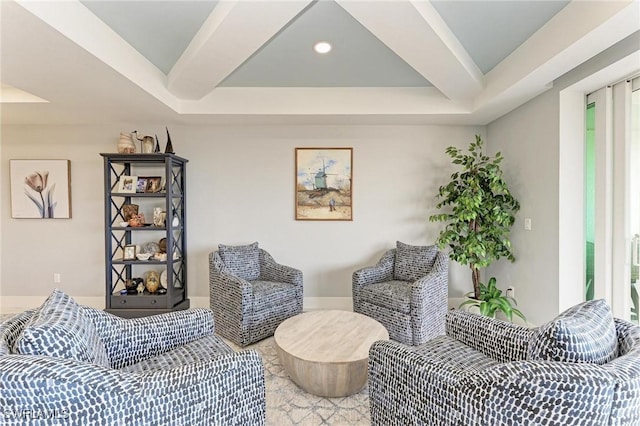 1425 Park Beach Cir Unit 149, Punta Gorda, FL 33950 - living room with recessed lighting and baseboards