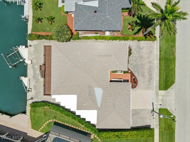 851 Perrine Ct, Marco Island, FL 34145 - bird's eye view of a nearby body of water