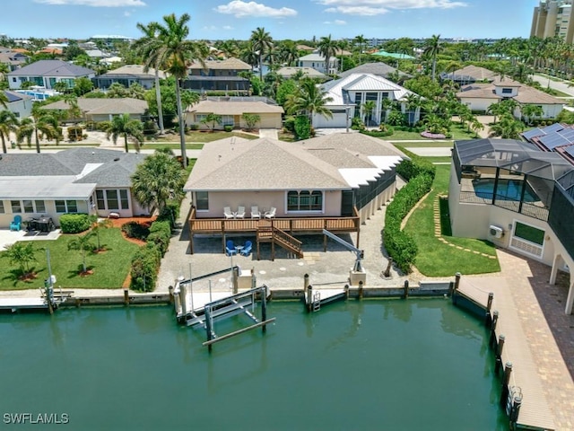 851 Perrine Ct, Marco Island, FL 34145 - aerial perspective of suburban area featuring a nearby body of water