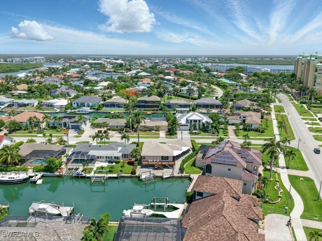 851 Perrine Ct, Marco Island, FL 34145 - aerial overview of property's location with a large body of water and nearby suburban area