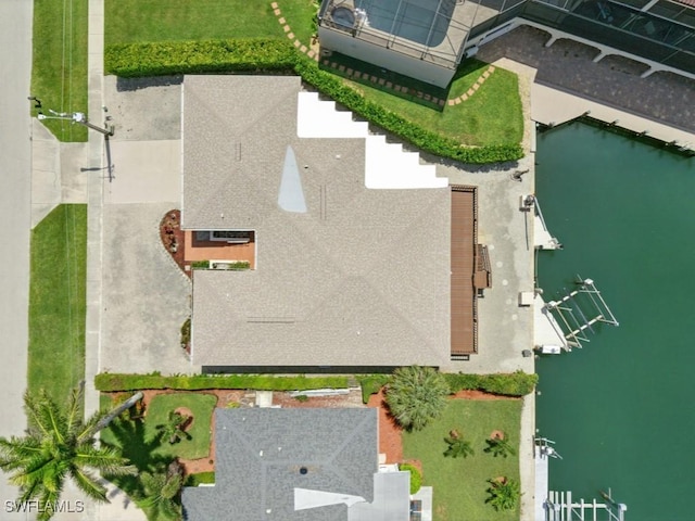 851 Perrine Ct, Marco Island, FL 34145 - aerial view of property and surrounding area with a nearby body of water
