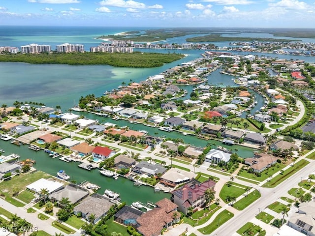 851 Perrine Ct, Marco Island, FL 34145 - aerial overview of property's location featuring a nearby body of water and nearby suburban area