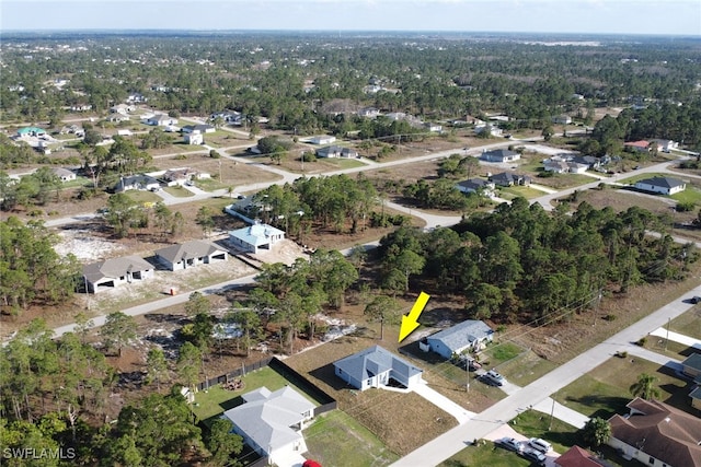 birds eye view of property featuring a residential view