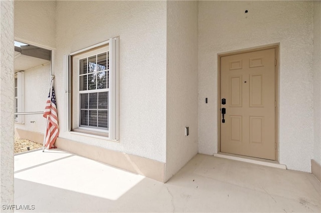 view of entrance to property