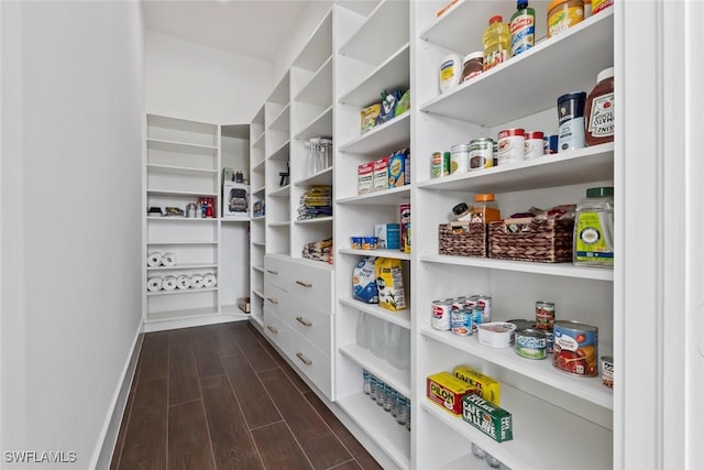 view of pantry