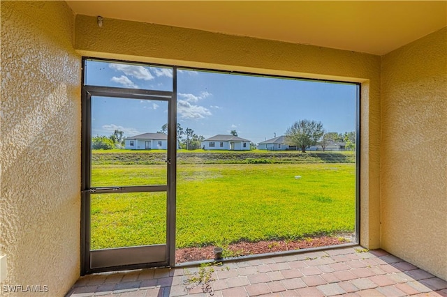 view of doorway to outside