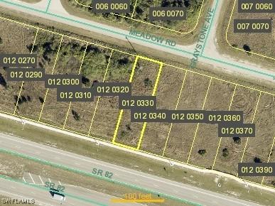 3262 Meadow Rd, Lehigh Acres FL, 33974 land for sale