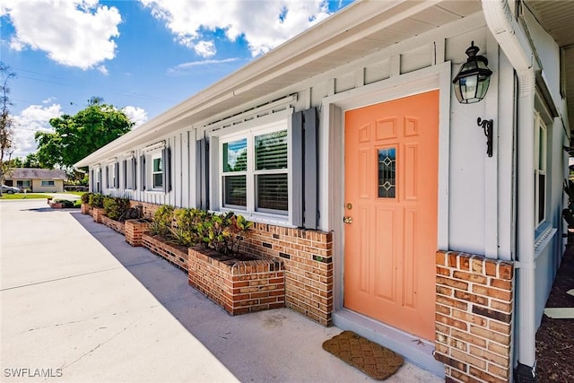 view of entrance to property