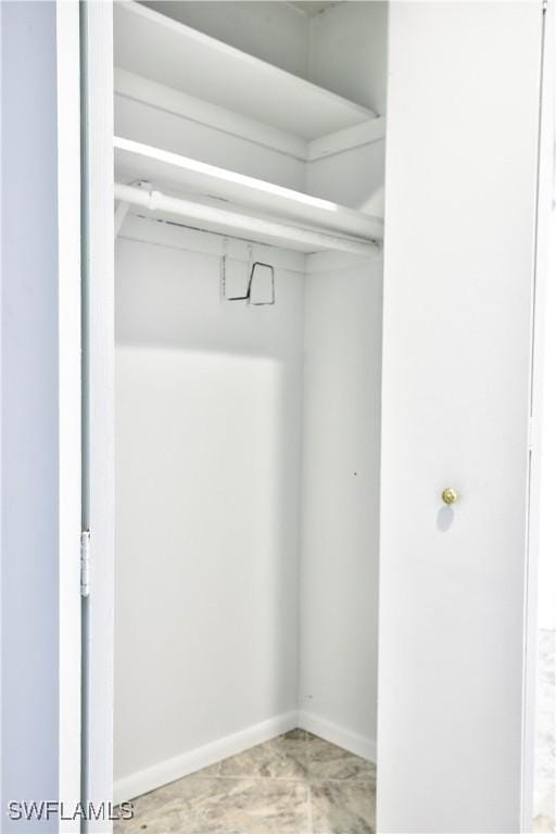 view of closet