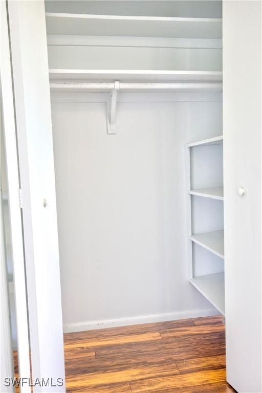 view of closet