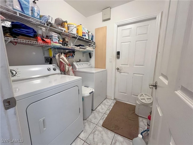 laundry room featuring washer and dryer