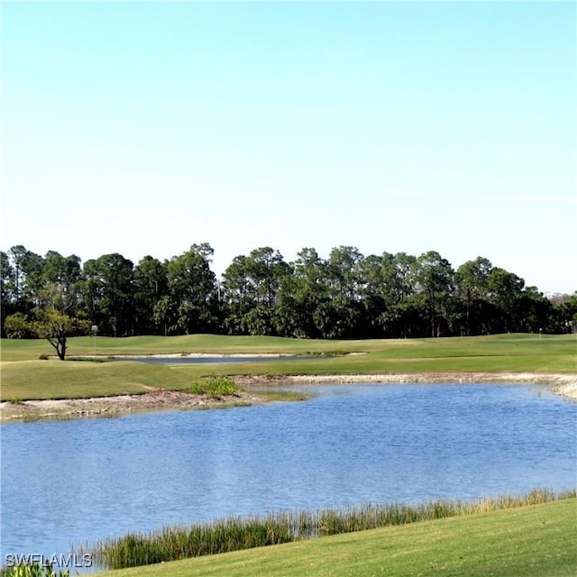 property view of water