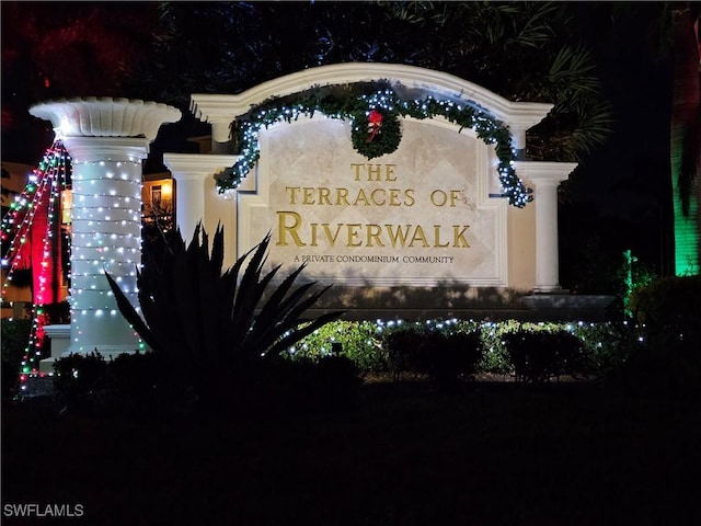 view of community / neighborhood sign