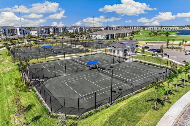 view of sport court